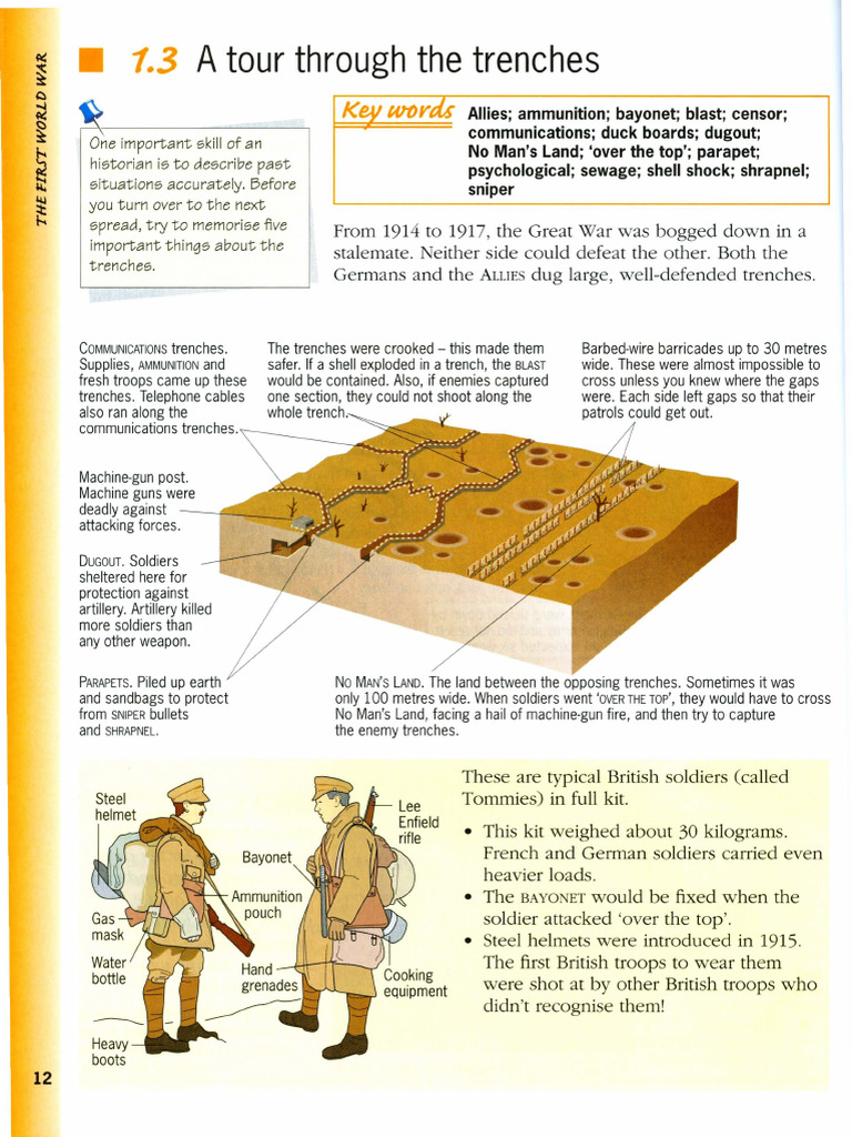 A Tour Through the Trenches | PDF | Trench Warfare | Military Operations