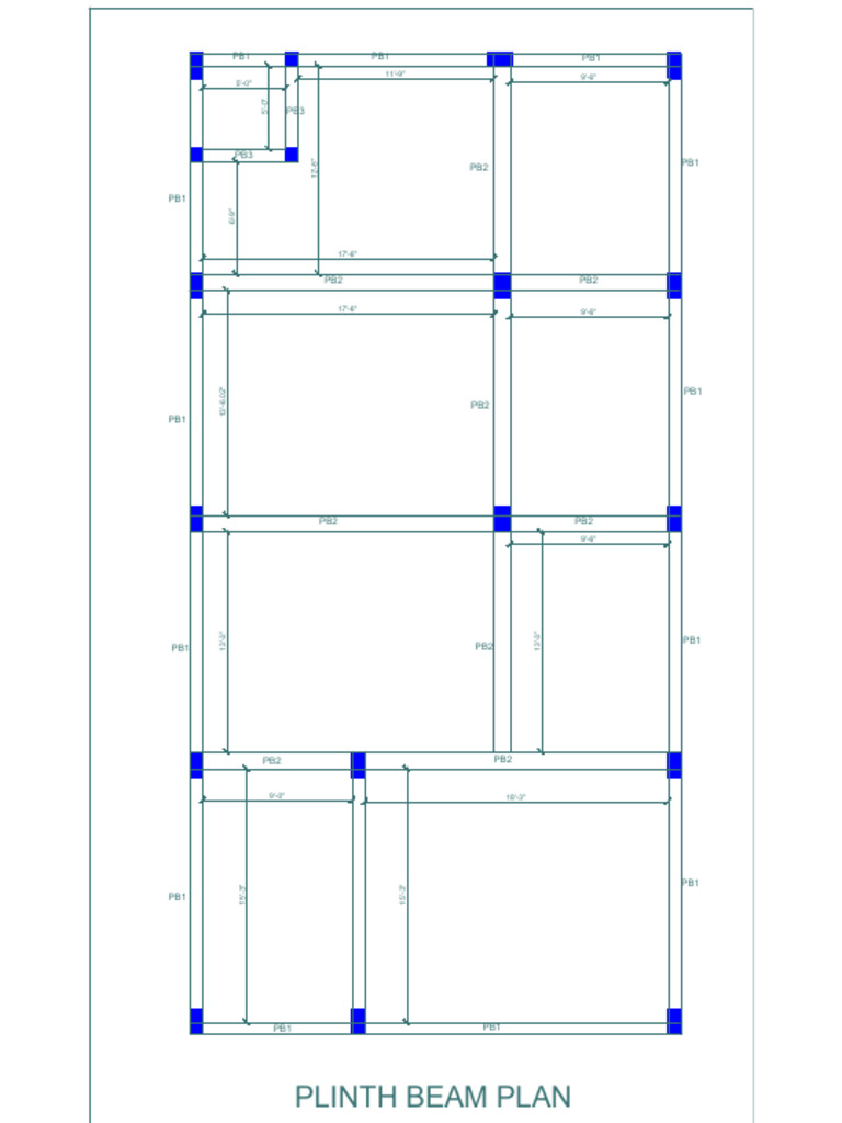 Plinth Beam Plan 25.05.2025 | PDF
