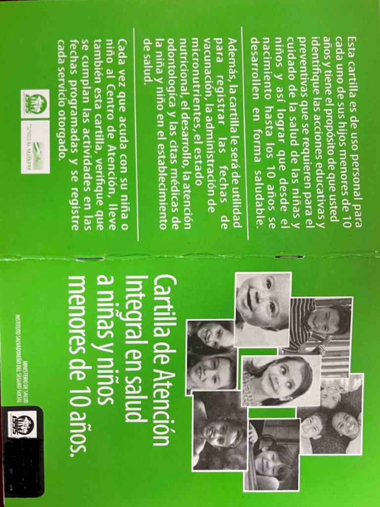 Cartilla de Atencion Integral en Salud Menores 10 Aos | PDF | Vacunas ...