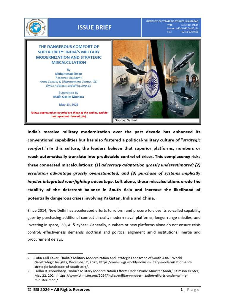 IB Ehsan May 13 2026 | PDF | Warfare