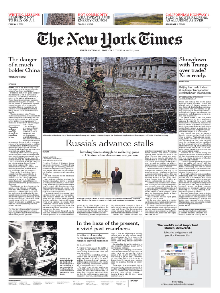 The New York Times International - May 12 2026_downmagaz.net | PDF ...
