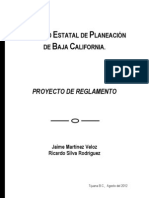 Instituto Estatal de Planeación de Baja California (Proyecto de Reglamento)