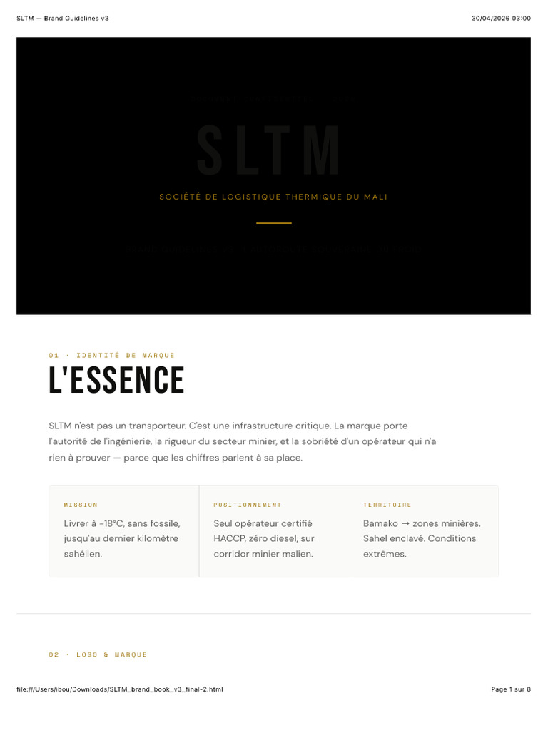 SLTM - Brand Guidelines v3 | PDF