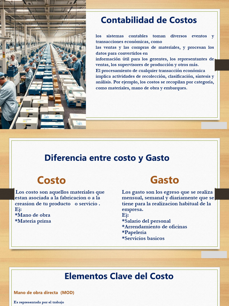 CONTABILIDAD DE COSTO TEMA # 1 | PDF | Contabilidad de costos | Costo