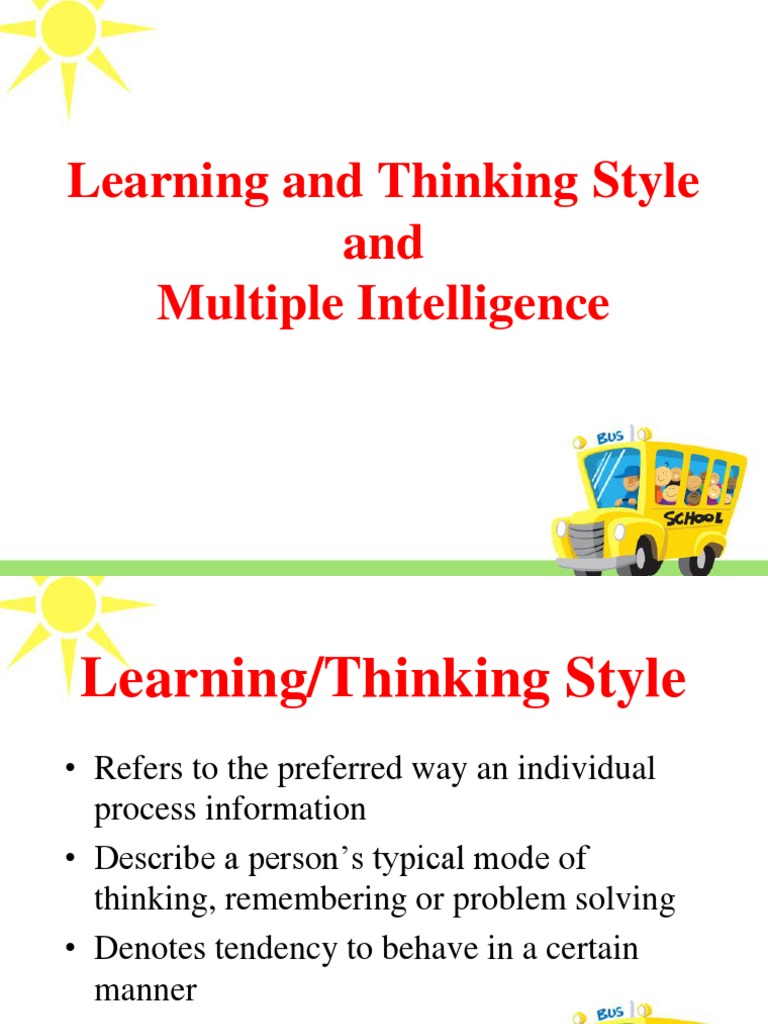 Learning And Thinking In Adults – ZRYT