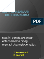 Osteosarkoma, Kemoterapi Metode Pengobatan Utama