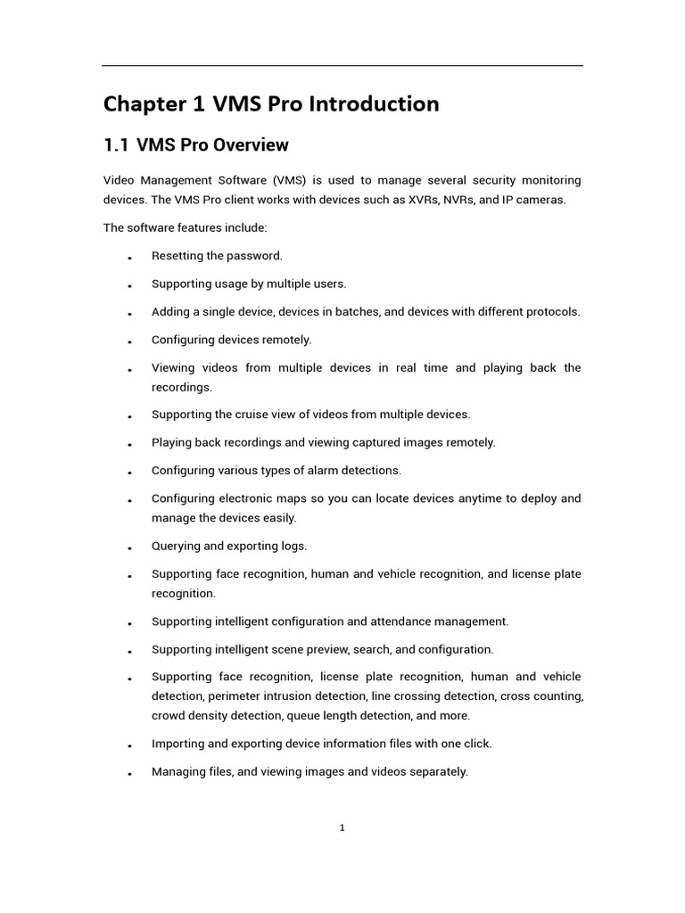 VMS Pro User Manual | PDF | Password | Video