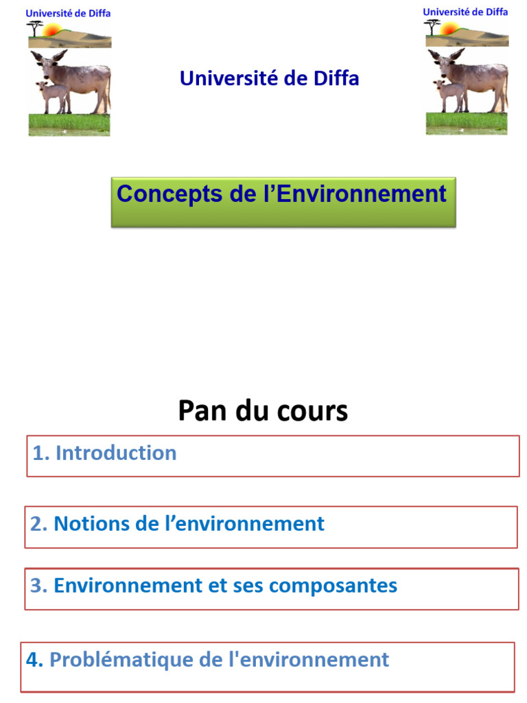 Concept de L'environnement | PDF | Environnement naturel | La nature