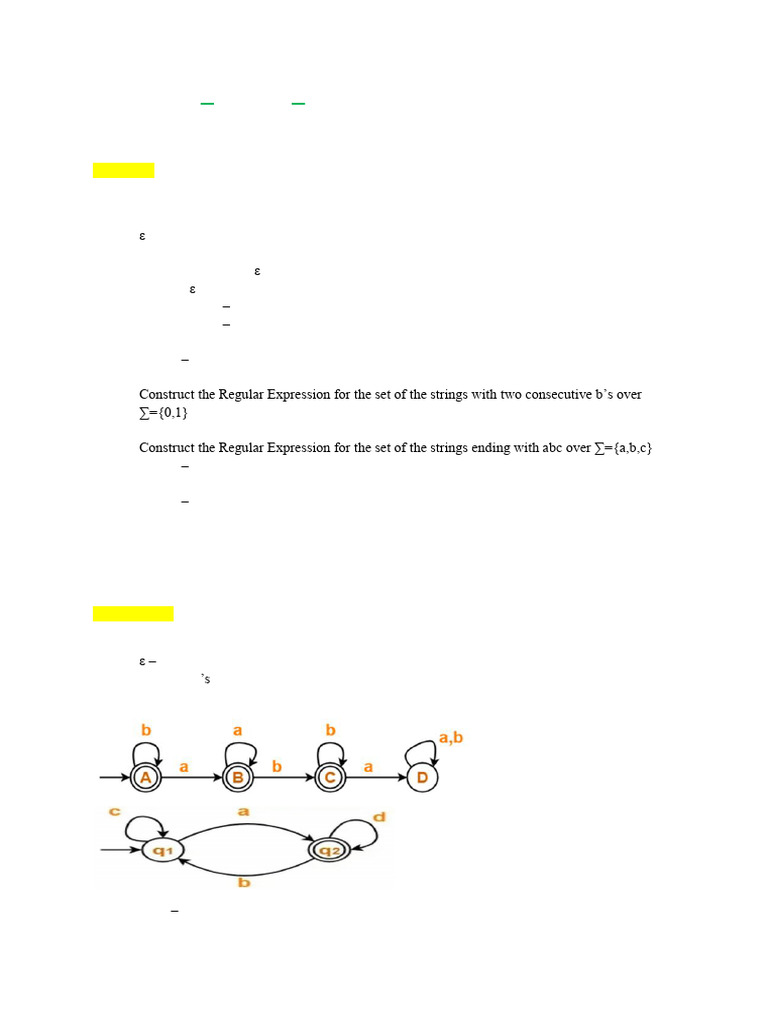 TOC - IAE 1 - Important Questions | PDF