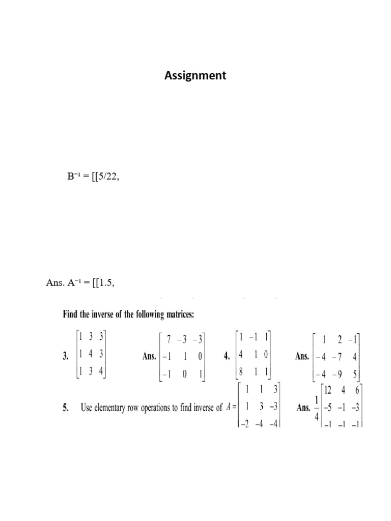 Linear Algebra sheet | PDF