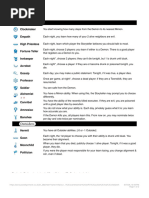 Blood On The Clocktower - Character Reference Sheet | PDF