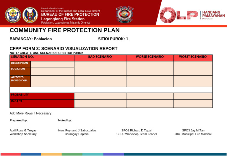 CFPP FORM 3 | PDF
