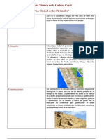 Ficha Técnica de La Cultura Caral