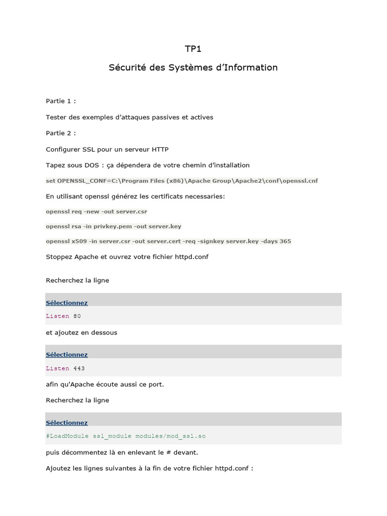TP1 Ssi | PDF
