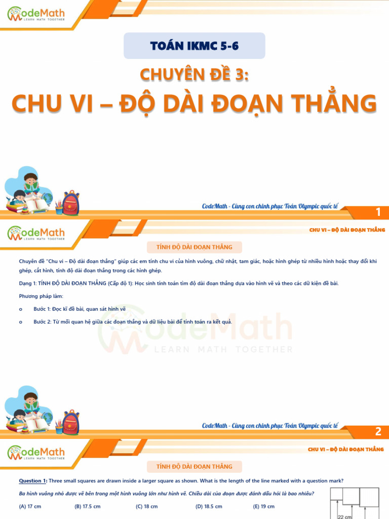 b3 Chu Vi Do Dai Doan Thang | PDF