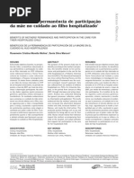 Benefícios da permanência de participação da mãe no cuidado ao filho hospitalizado