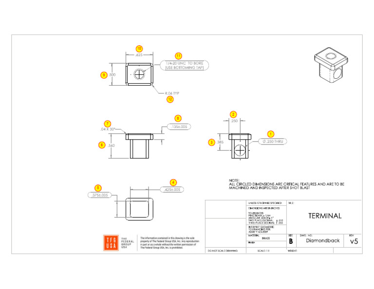 Terminal v5 Balloon Drawing | PDF