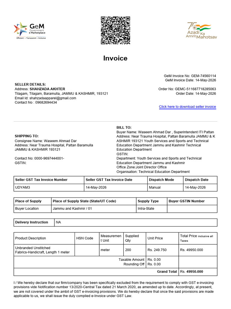 Rxvsrmfpwjbqajrxd0nzr3flugjrut09 Invoice | PDF | Value Added Tax | Invoice