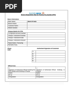 Bank of India PPS Form Download | PDF | Business