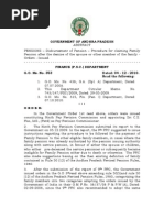 Go.353 DT 04.12.2010 - Procedure For Claiming Family Pension