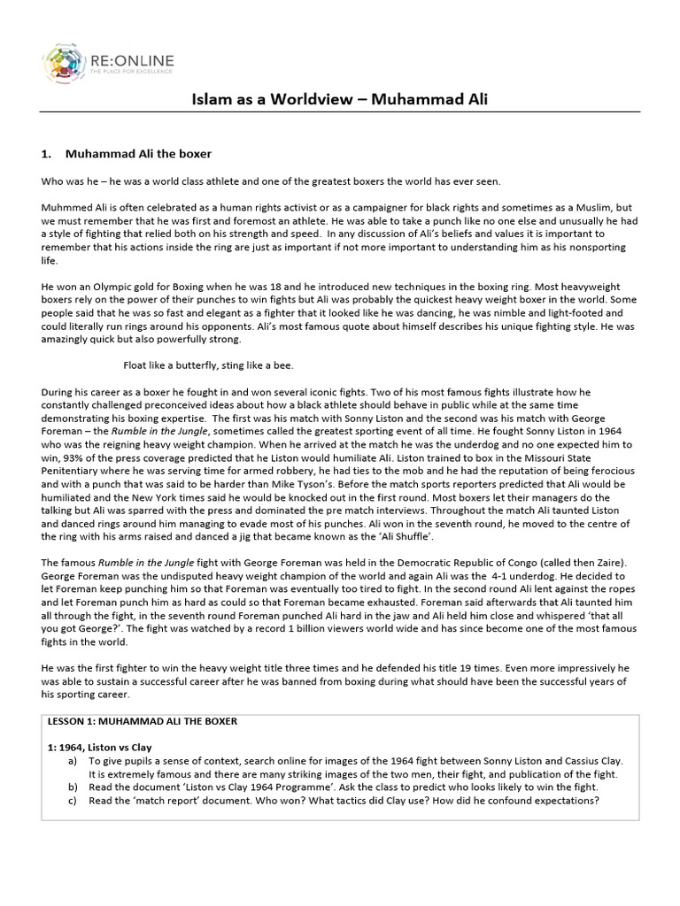 Muhammed Ali LESSONS | PDF | Muhammad Ali | Sufism