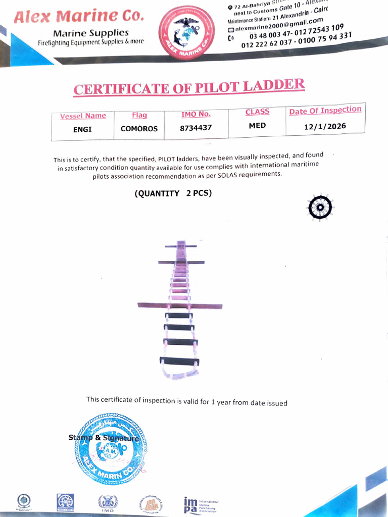 Pilot Ladder | PDF