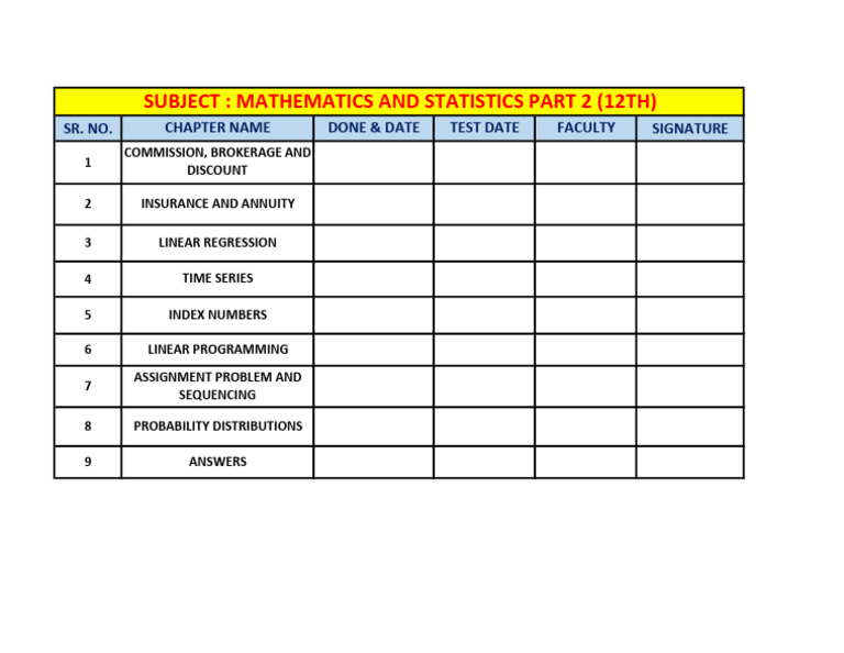 Maths 2 - 12th | PDF