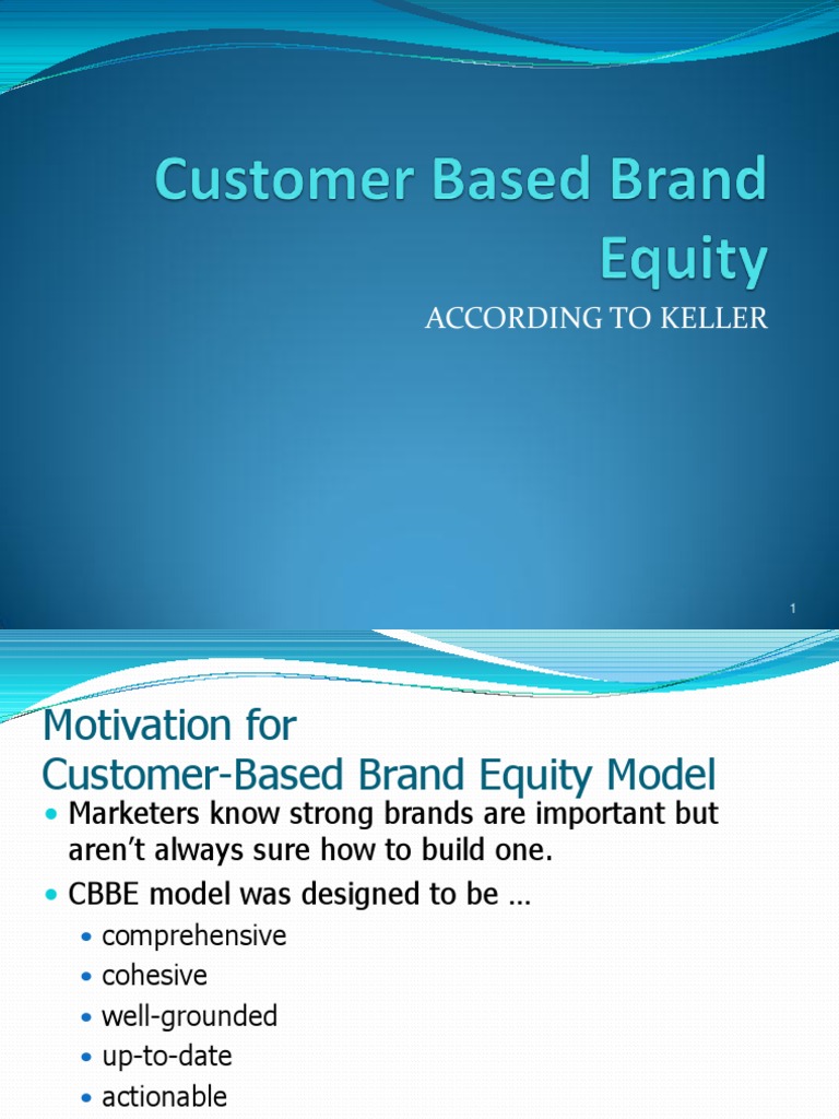 Customer Based Brand Equity | PDF | Brand | Perception