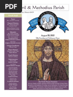 Bulletin - August 26, 2012