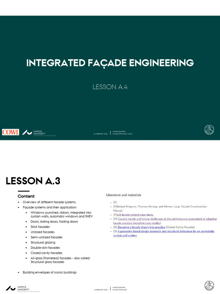 Lesson A.4 - Façade Systems and Case Studies I | PDF | Window ...