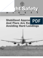 Flight Safety Digest - Stabilized Approach and Flare