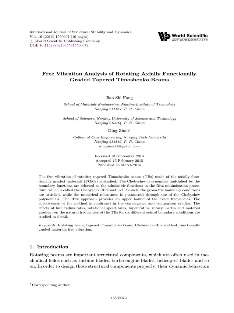 Fang2016.Free Vibration Analysis of Rotating Axially Functionally ...