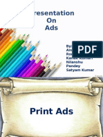 Presentation On Ads: By: Anshu Aggarwal Romana Aftab Kanak Kumari Nilanshu Pandey Satyam Kumar