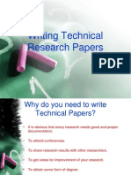 Writing Tech. Research Paper