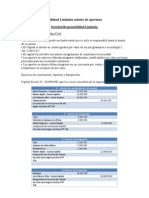 Sociedad Responsabilidad Limitada Asiento de Apertura