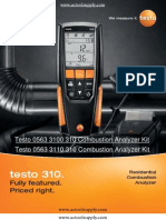 Testo 310 Manual Testo 320 Testo 310 Guide