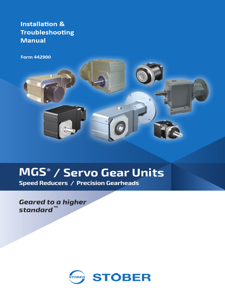 Stober servo gear units installation and troubleshooting manual | PDF ...