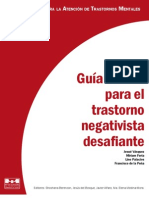 Guía Clínica Para el Trastorno Negativista Desafiante - Josué Vasquéz, Miriam Feria