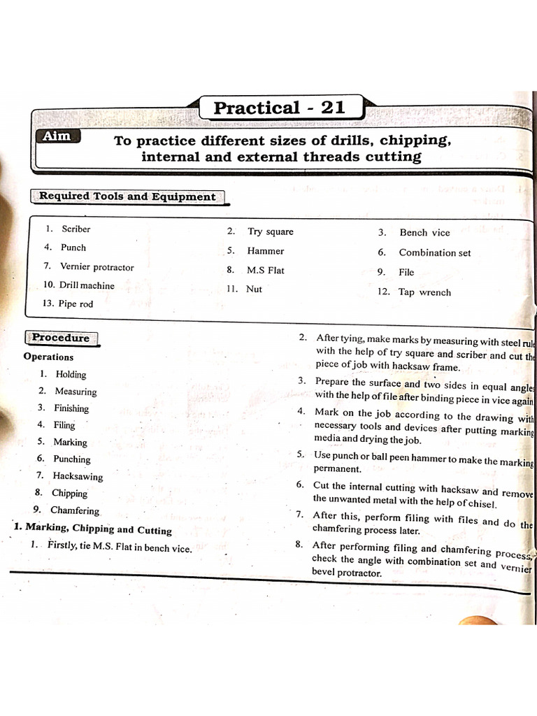 PRACTICL (21-25) 1st Year | PDF
