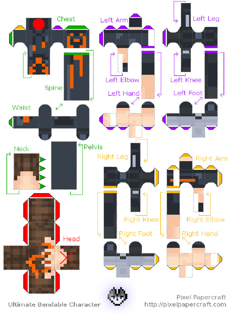 Minecraft Bendable Character | PDF