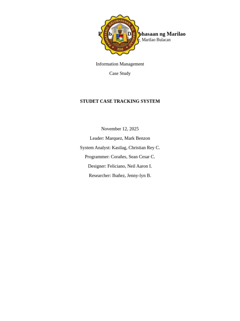 STUDENT-CASE-TRACKING-SYSTEM | PDF | Usability | Design