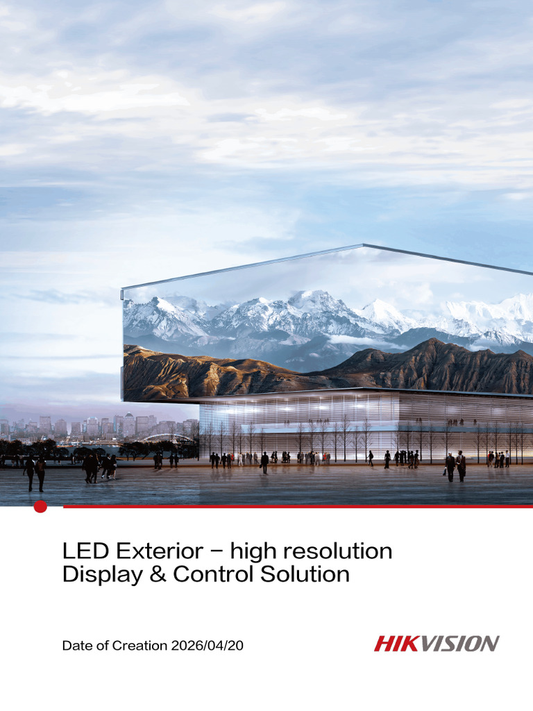 LED Exterior - High Resolution Display & Control Solution | PDF | Pixel ...