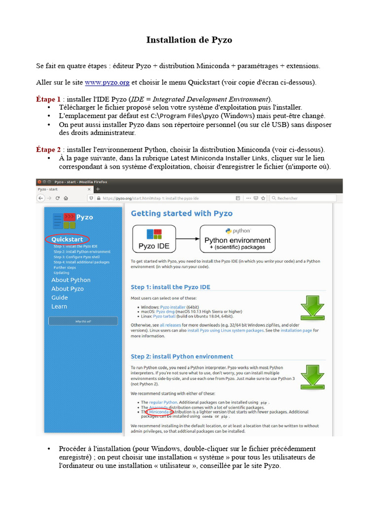 Pyzo Install | PDF | Fichier informatique | Microsoft Windows