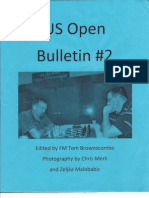110th US Open Chess Championship Bulletin #2 2009 Editor T. Brownscombe
