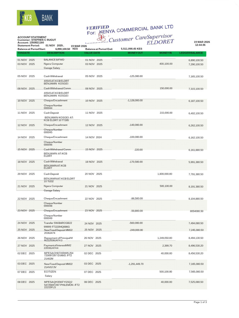 1350821160-KCB_STATEMENT--1 | PDF | Cheque | Financial Technology