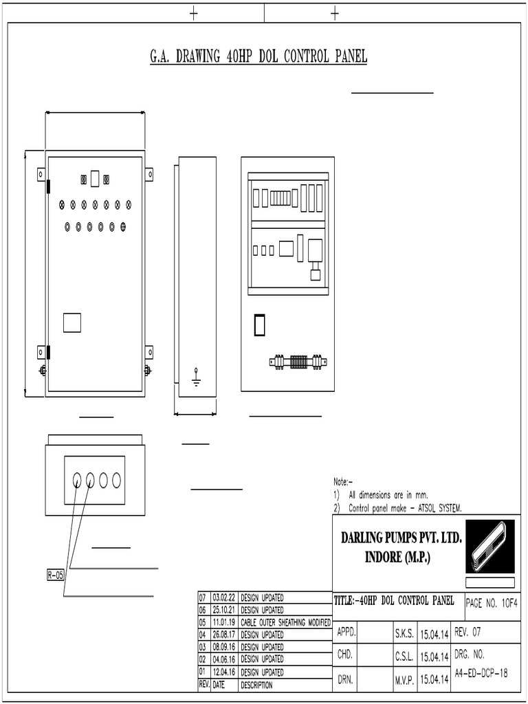40hp Dol Control Panel | PDF