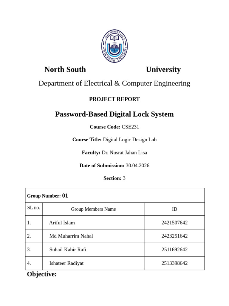Project Report | PDF | Logic | Computer Engineering