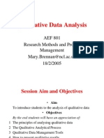 2005 Qualitative Data Analysis