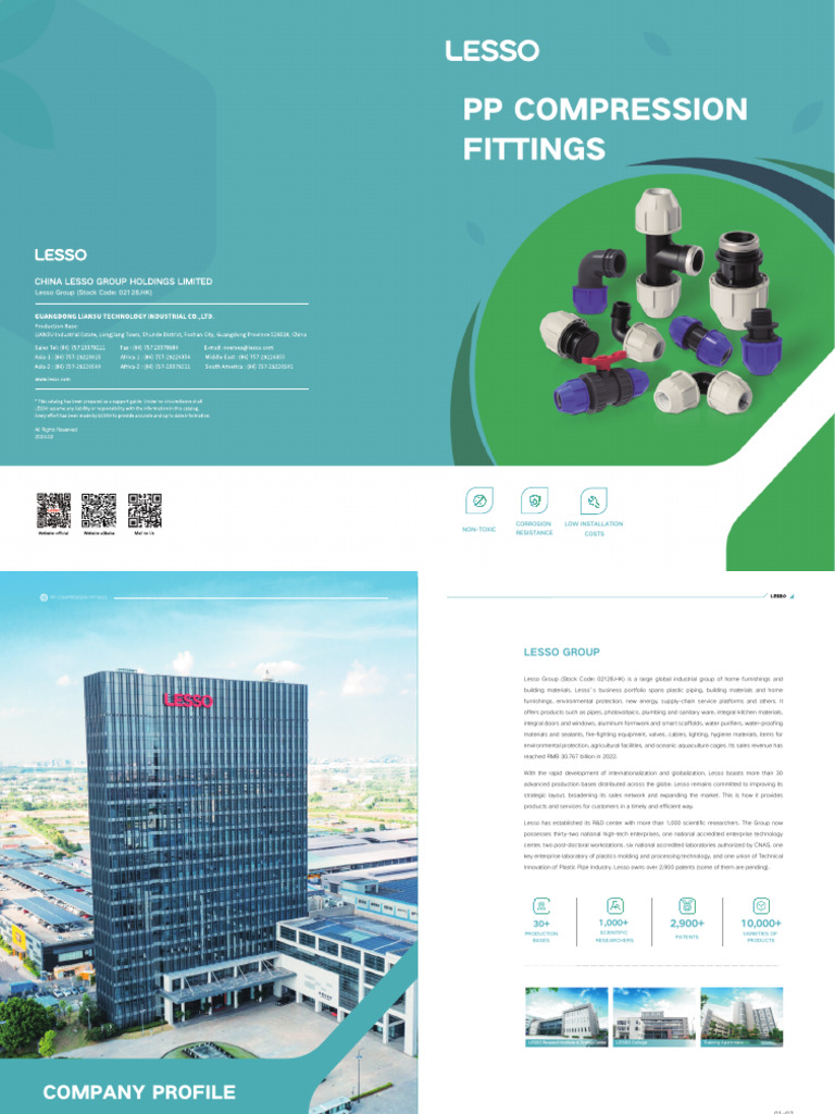PP Fittings Catalog | PDF | Pipe (Fluid Conveyance) | Building Materials