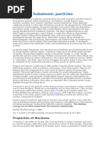 Comprehensive List of Subatomic Particles | PDF | Elementary Particle ...